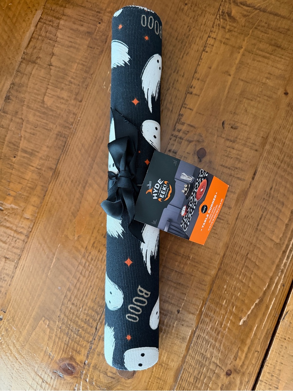 New Halloween table runner with ghosts, 100% cotton - Picture 7 of 9